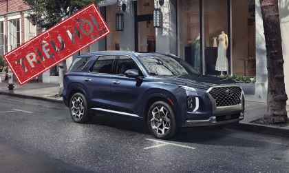 Triệu hồi hơn 167.000 chiếc Hyundai Palisade vì hỏng gạt mưa